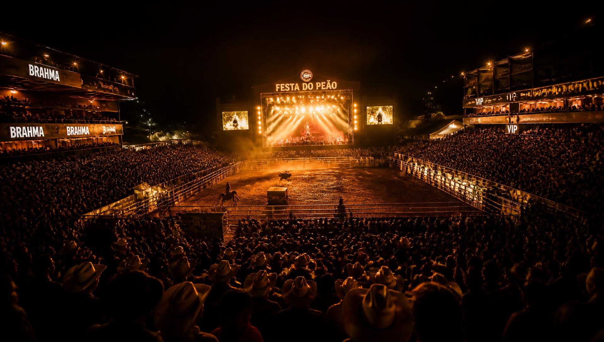 Arena durante o evento